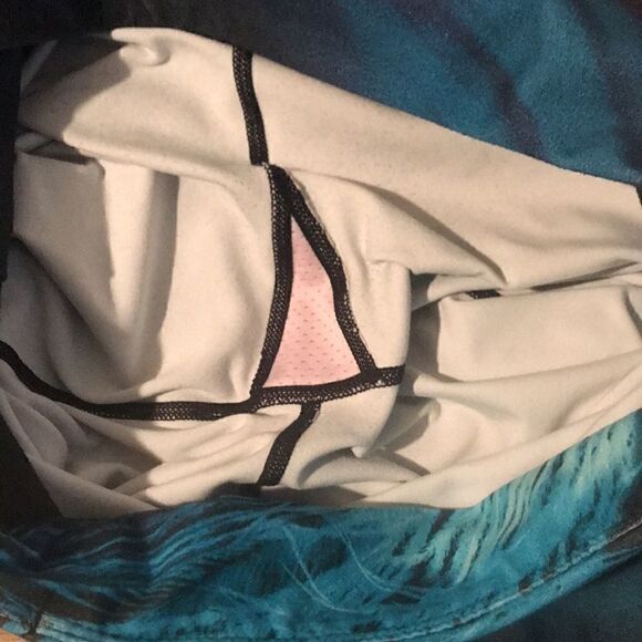 Nanette Lepore Women's Pull-On Printed Blue Black Compression Leggings Medium - Picture 8 of 8